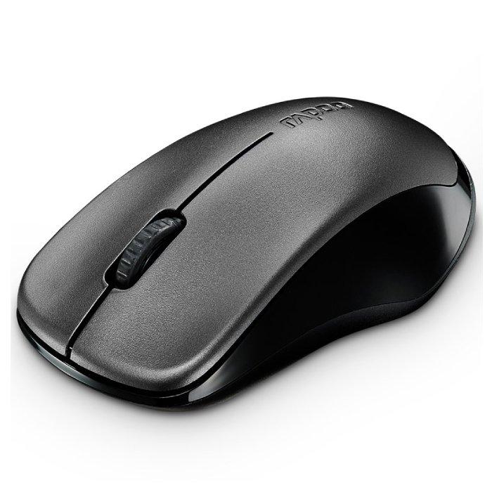 Rapoo Wireless Optical Mouse, 1000 DPI, 1620 - Black