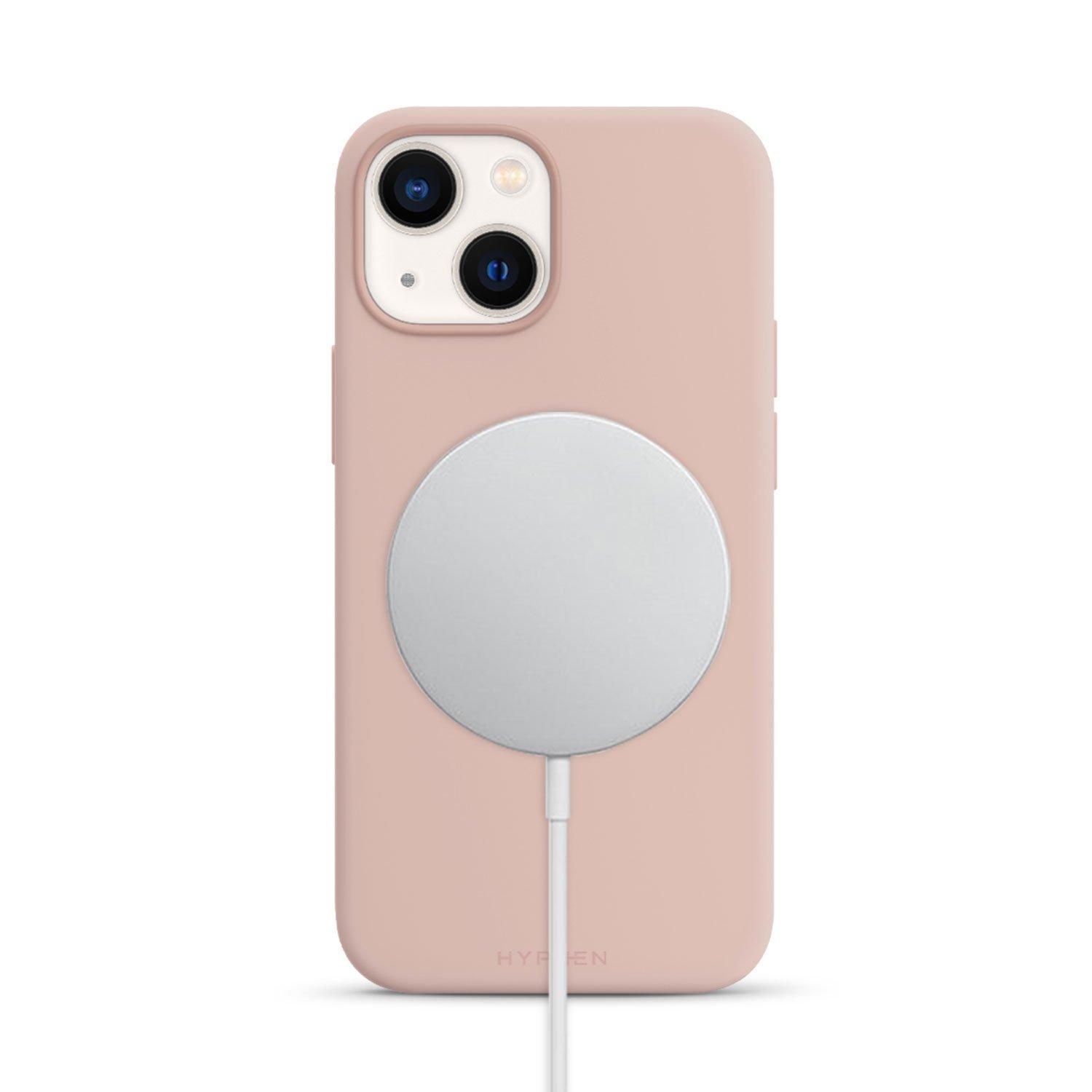 Hyphen Tint Silicon Case w/MagSafe for iPhone 14 Plus - Sand Pink