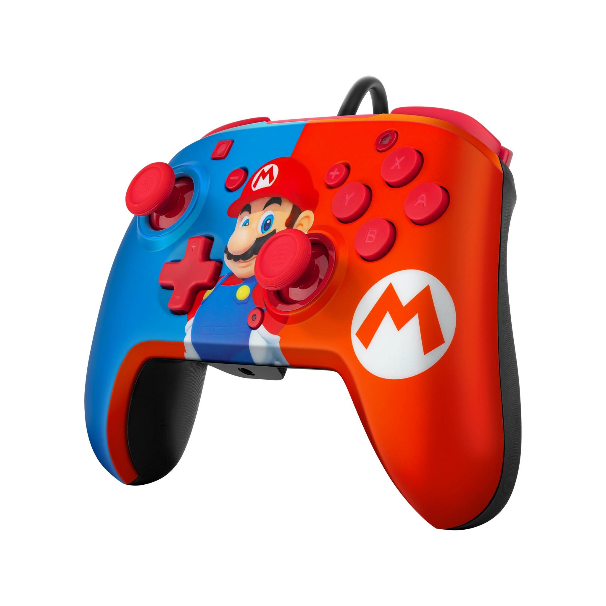 PDP Nintendo Switch Mario Controller with Deluxe+ Audio