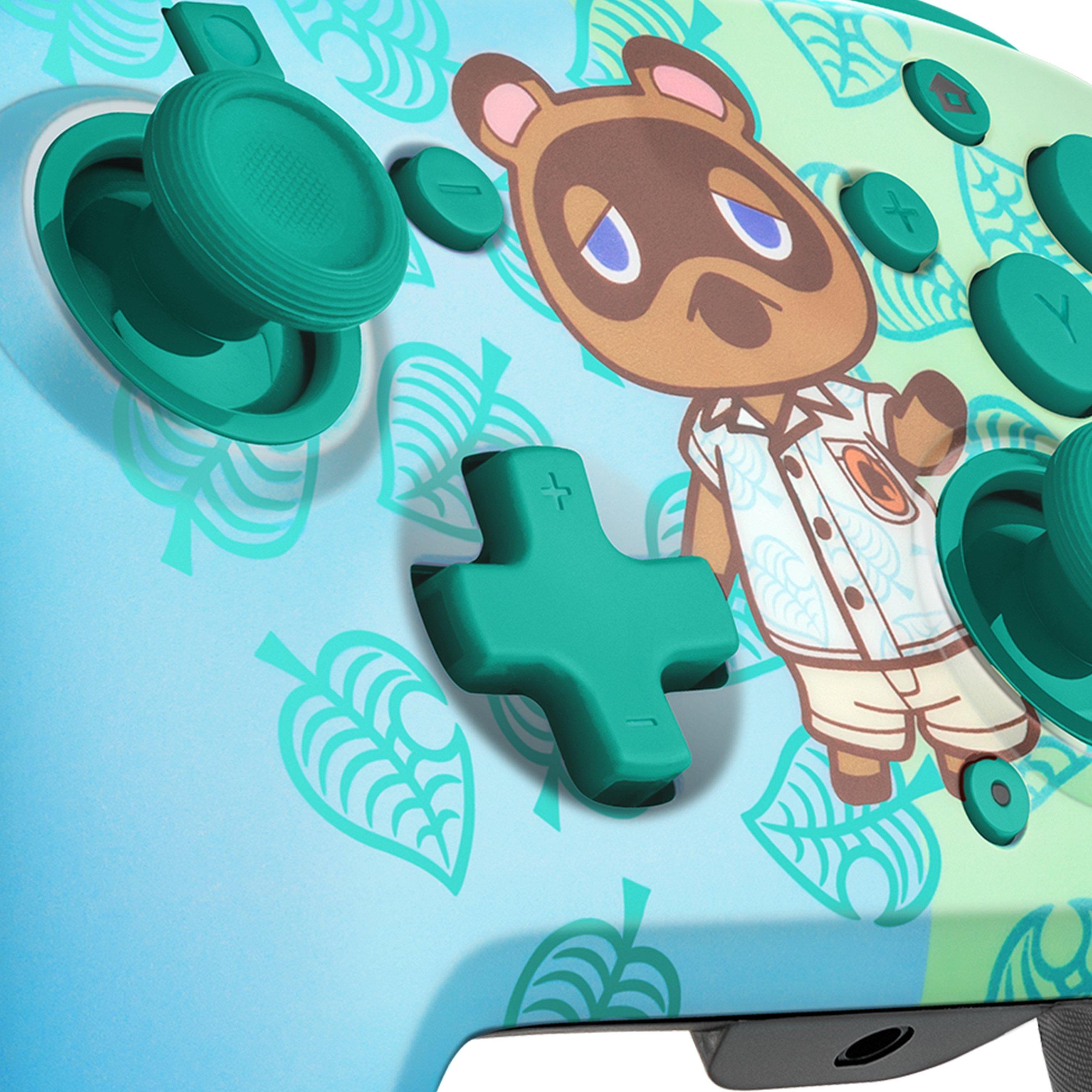 يد تحكم آنيمال كروسينج لنينتيندو سويتش مع صوت ديلوكس بلس من بي دي بي