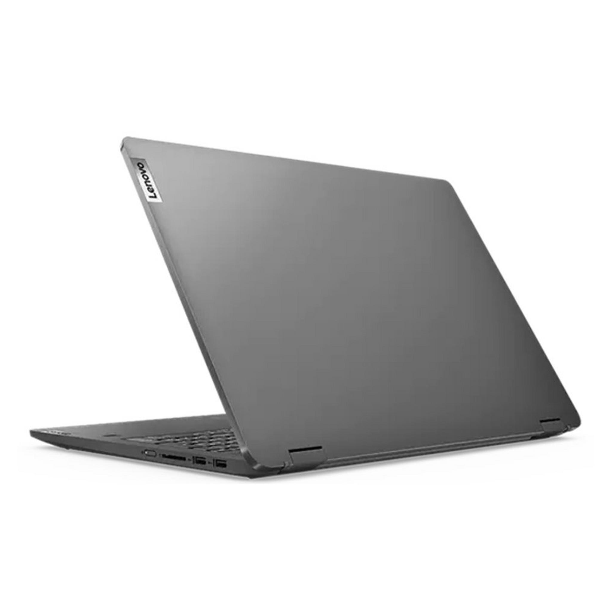 Lenovo IdeaPad Flex 5 Laptop, Intel Core i7 12th Gen, 16GB RAM, 512GB SSD, 14-inch, Intel IRIS XE Graphics, Windows 11 Home, 82R70077AX - Grey