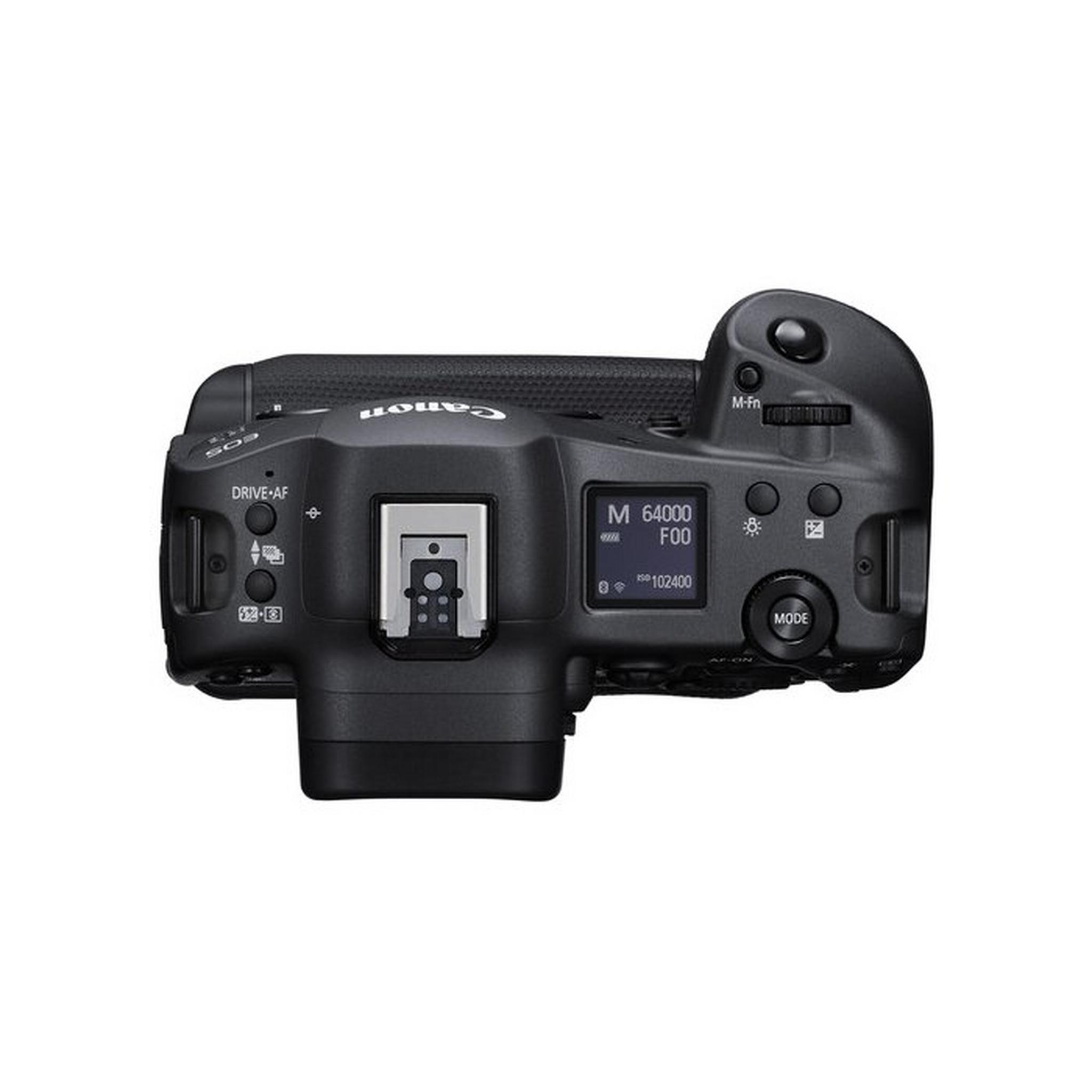 Canon EOS R3 Mirrorless Digital Camera, 4895C004AA – Black