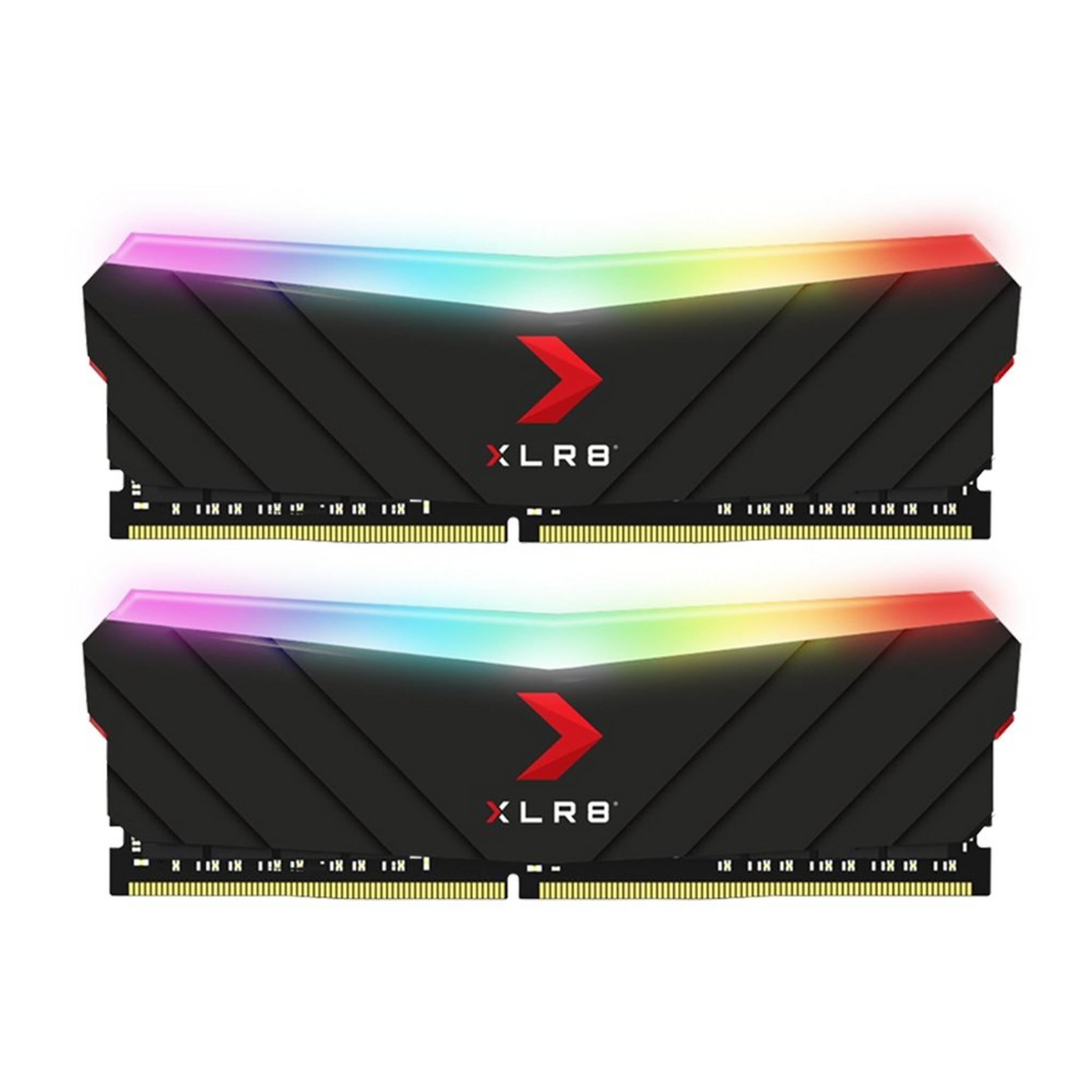 PNY XLR8 Epic X RGB-DDR4 3200mHz 2*8GB Gaming Desktop Memory - Black