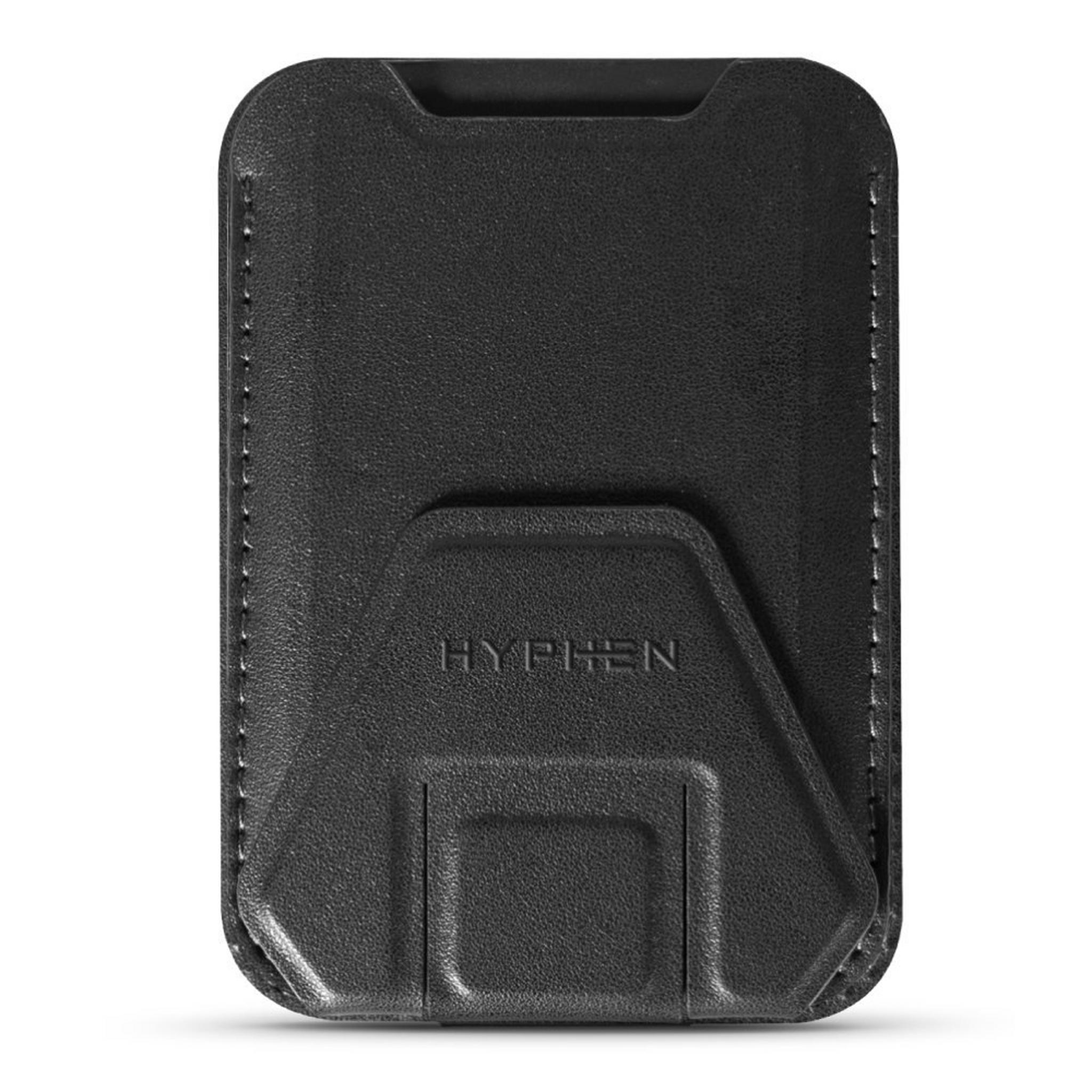 Hyphen MagSafe Wallet - Card Holder with Stand | Black