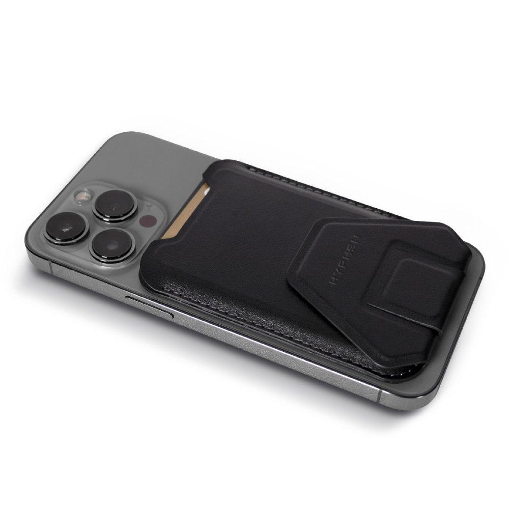 غطاء حماية هايبن ماج سيف - غطاء حماية بطاقات مع حامل | أسود