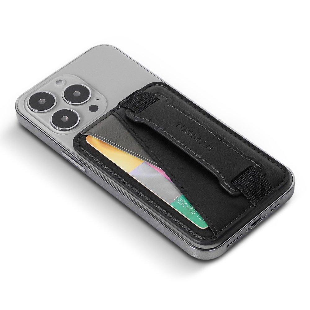 Hyphen MagSafe Wallet – Dual Pocket with Grip | Black