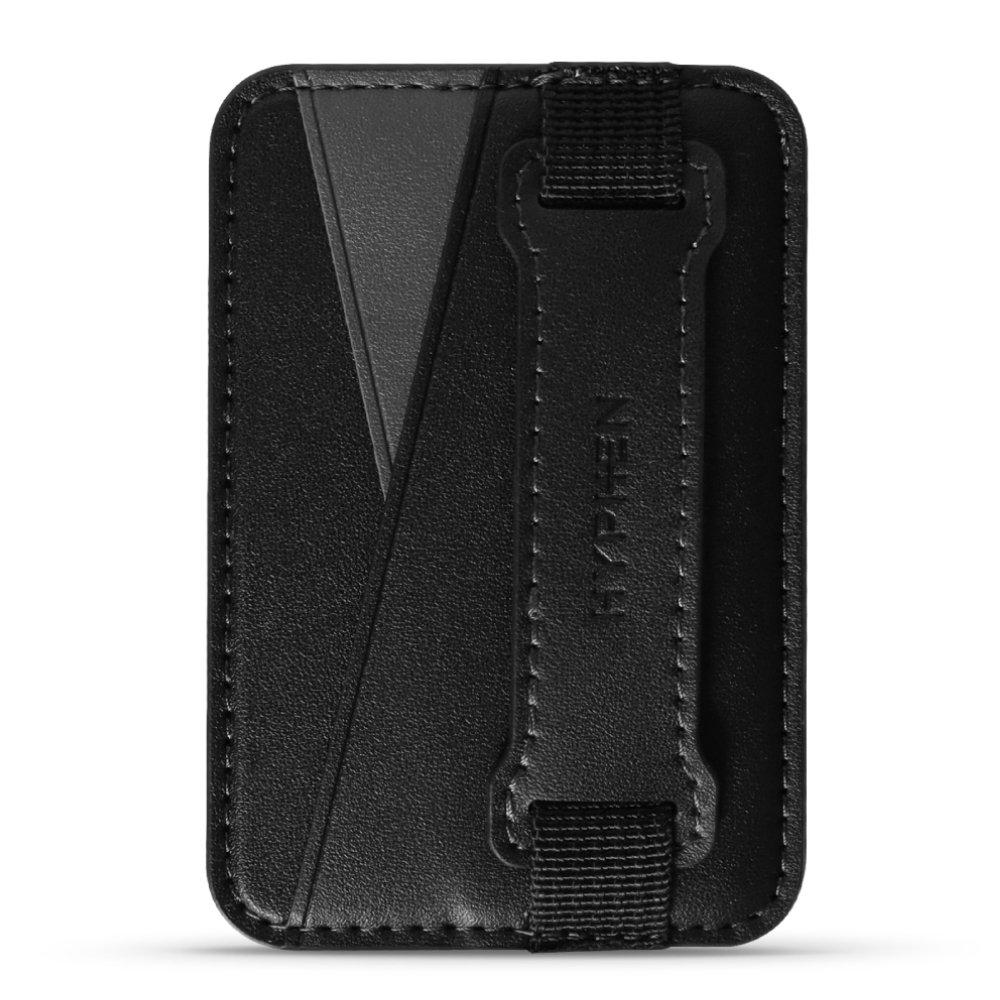 Hyphen MagSafe Wallet – Dual Pocket with Grip | Black