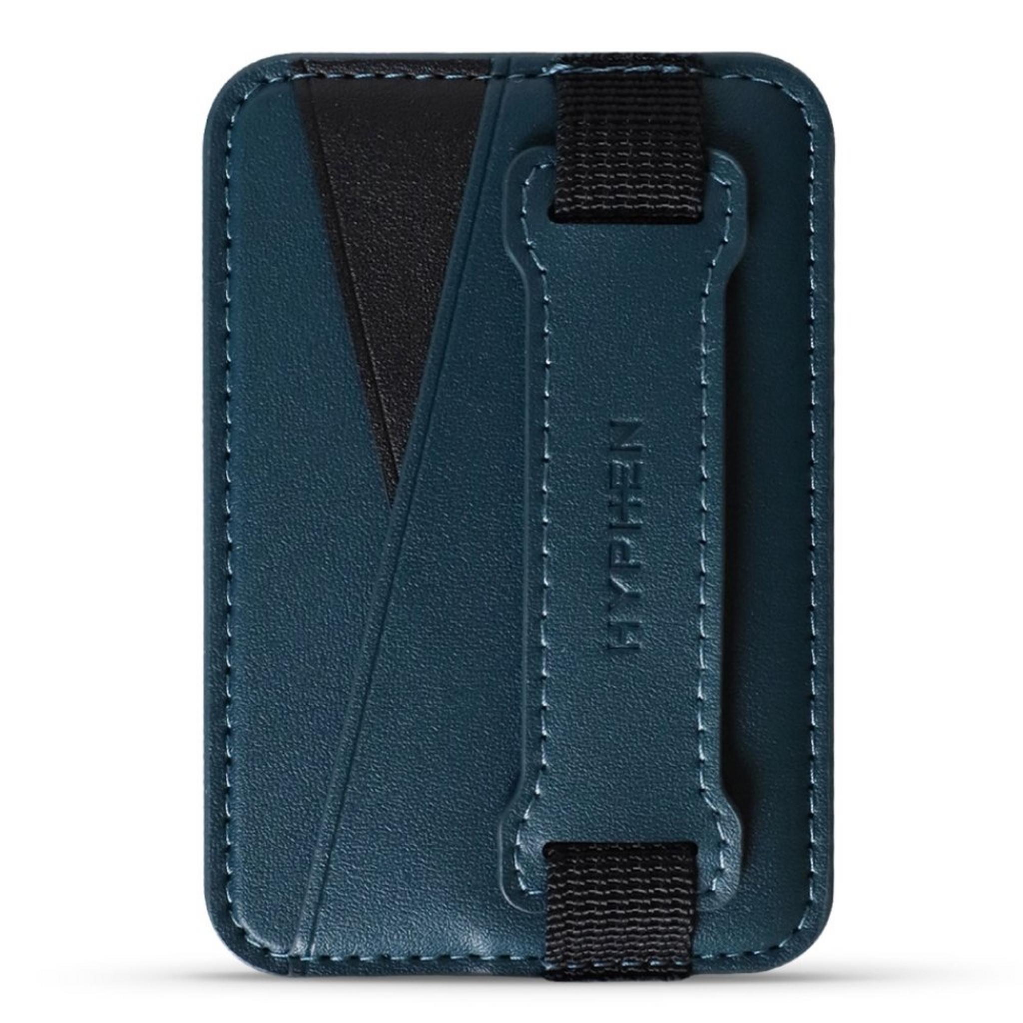 Hyphen MagSafe Wallet – Dual Pocket with Grip | Blue