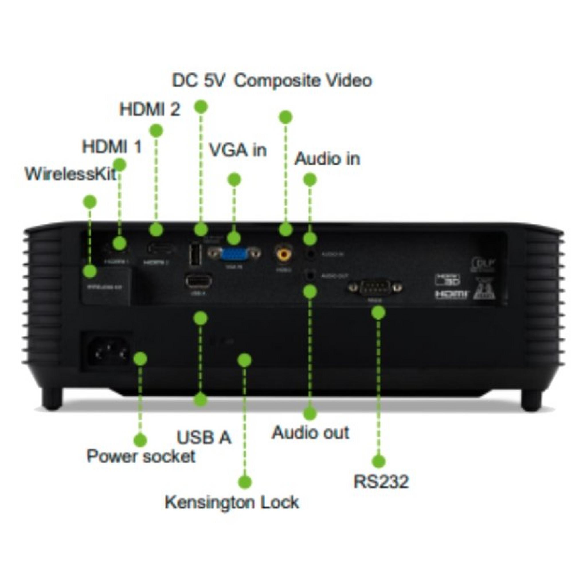 Acer WXGA 4500 Lumens Projector (MR.JUT11.002)