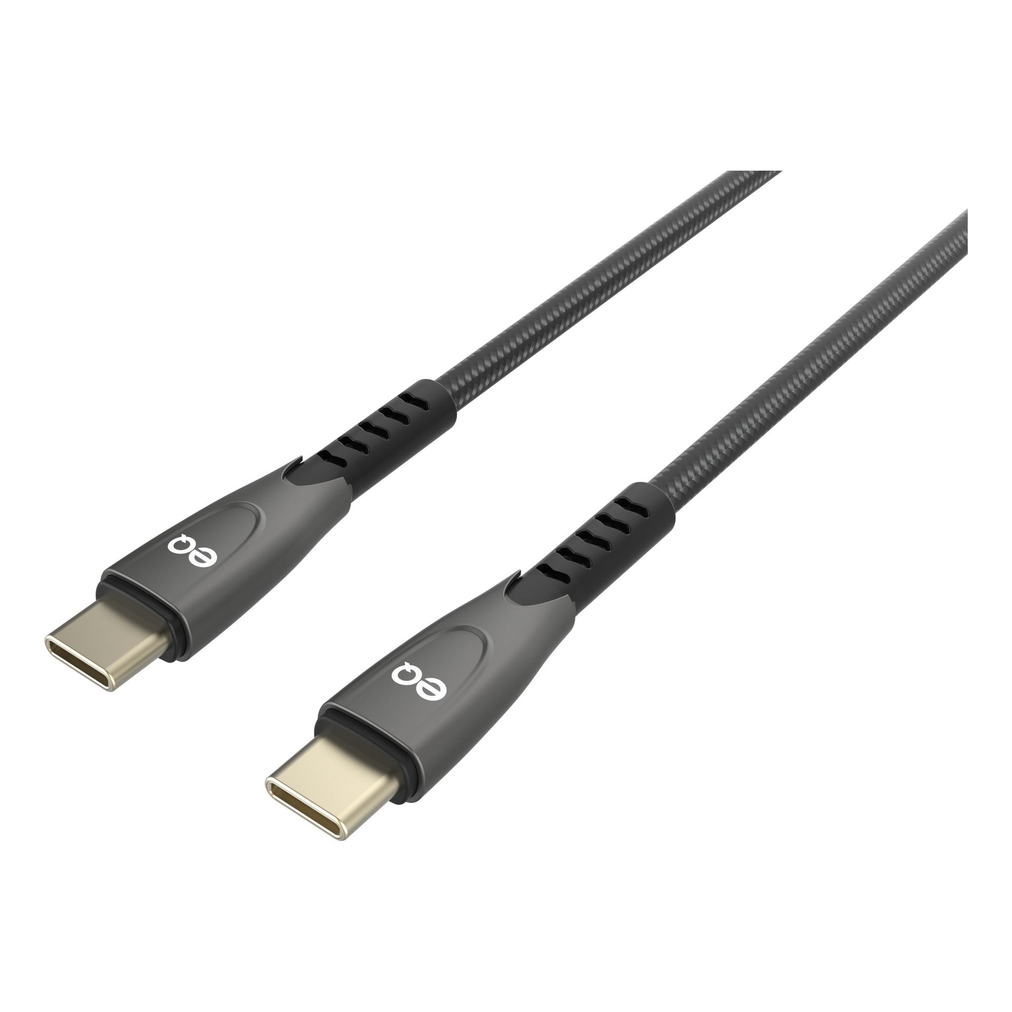 EQ USB-C to USB-C 1m Super Cable - Black