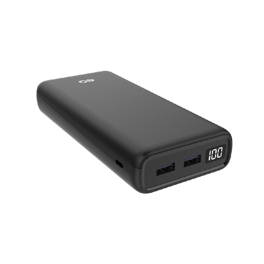 EQ Power Bank 20K-PD, 60W, PW-273D - Black