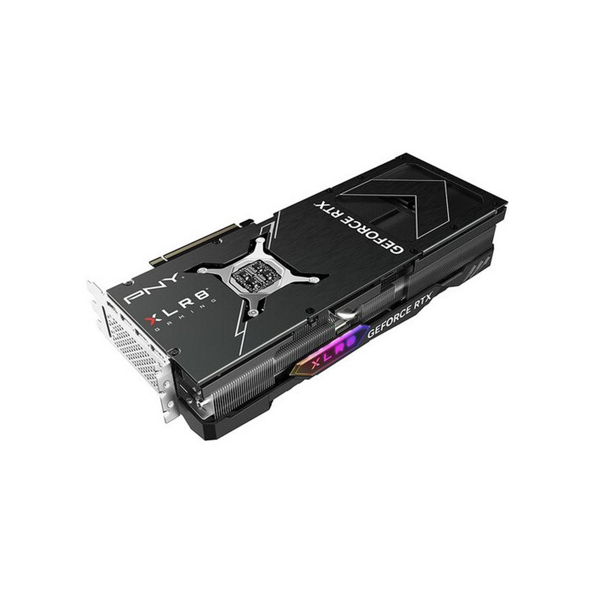 PNY GeForce RTX 4090 XLR8 Gaming Graphics Card, VERTO Epic-X Triple Fan, 24GB RAM, VCG409024TFXXPB1-O – Black