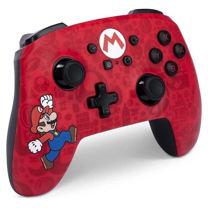 PowerA Enhanced Wireless Controller for Nintendo Switch, 60173 – Here We Go Mario