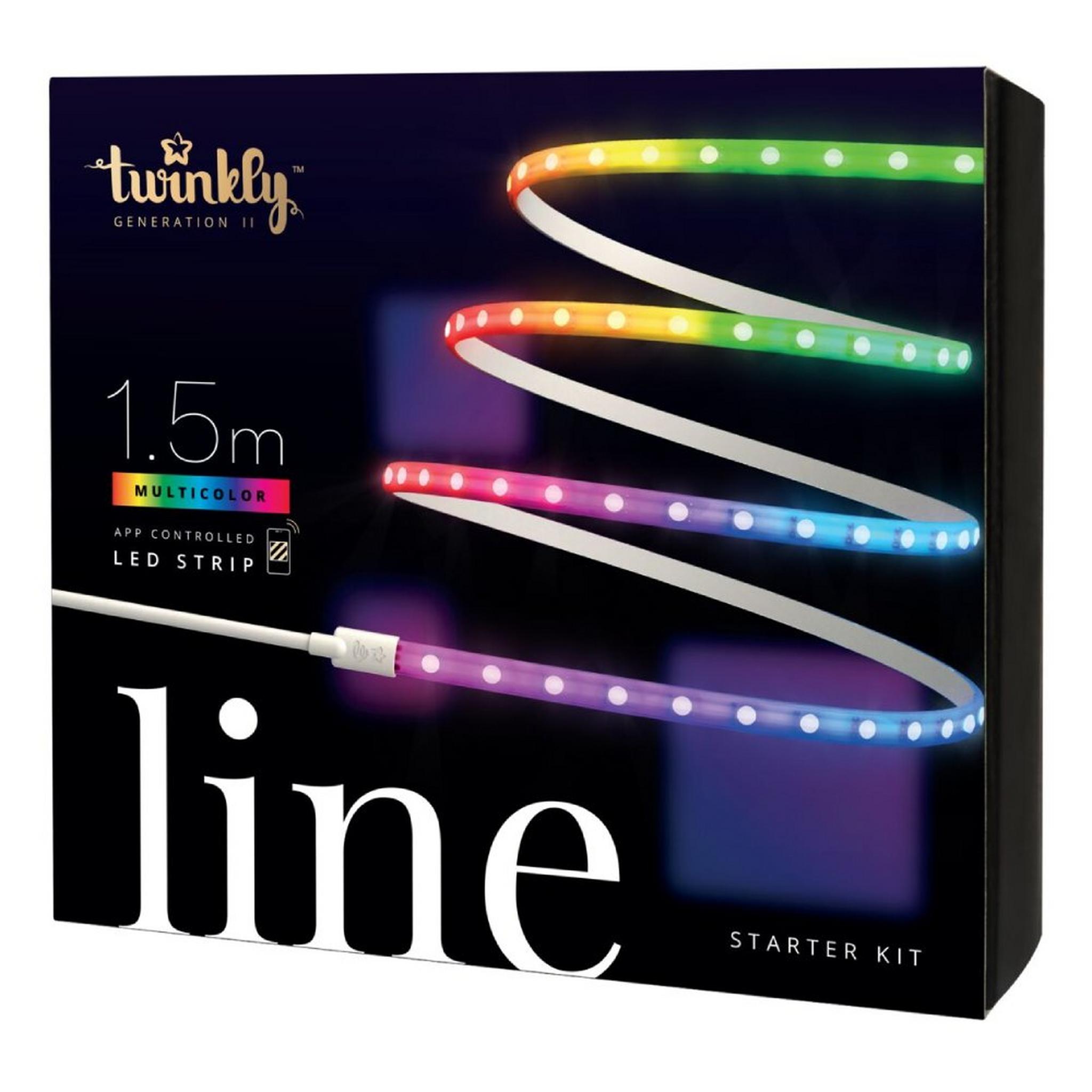 Twinkly Line – Starter Kit App-Controlled Adhesive + Magnetic LED Light Strip with RGB