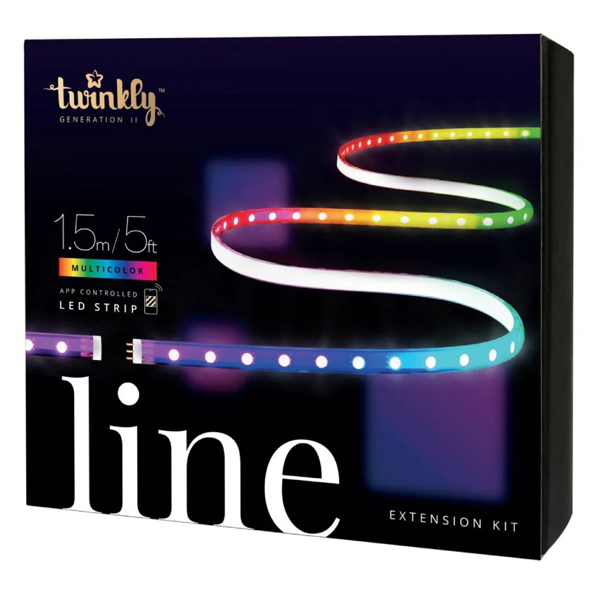 Twinkly Line Extension Kit - 1.5M 100 LEDs RGB App-Controlled Adhesive Gen II - White