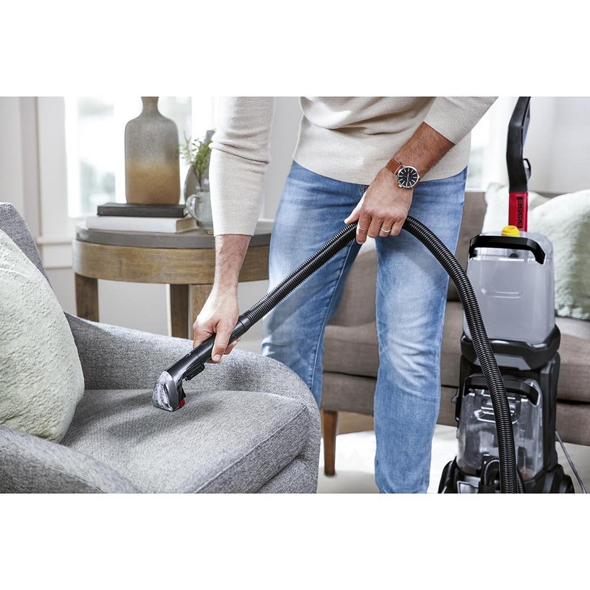 3112K BISSELL PowerClean 2X Powerful Carpet Cleaner, Intuitive Two-Tank System Color Charcoal Gray/Mambo Red 4.7L/3.8L