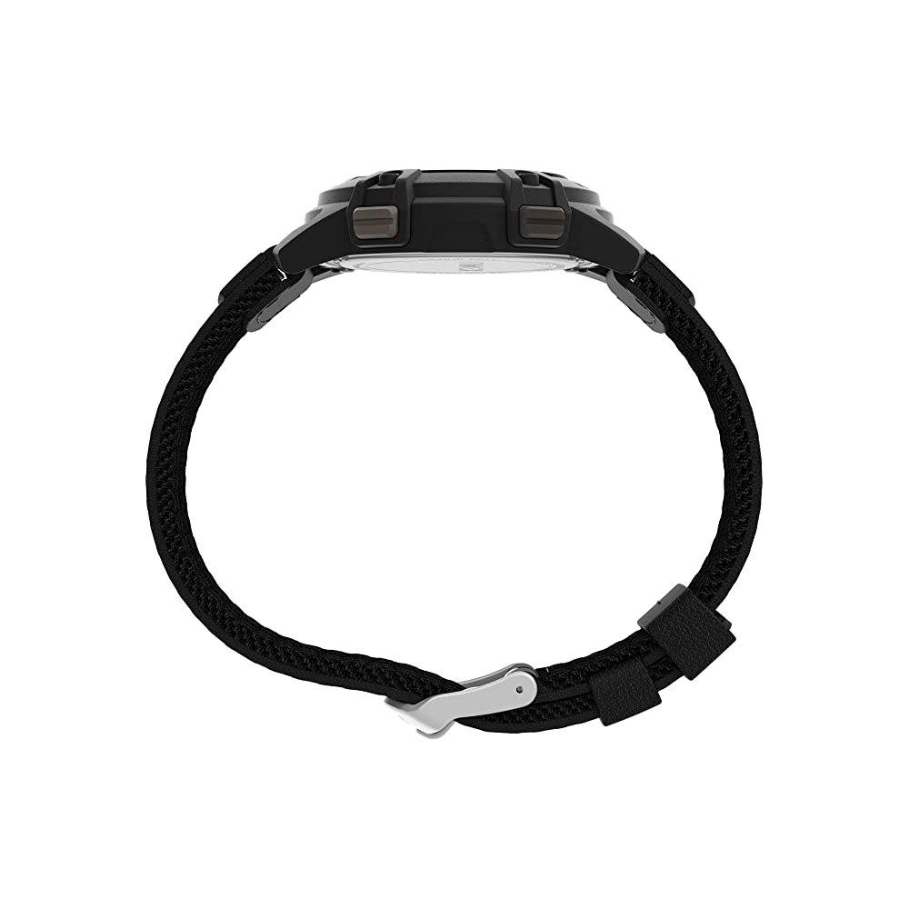 TIMEX Expedition Men's Watch, Digital, 41mm, Leather Strap, TW4B25200 - Black