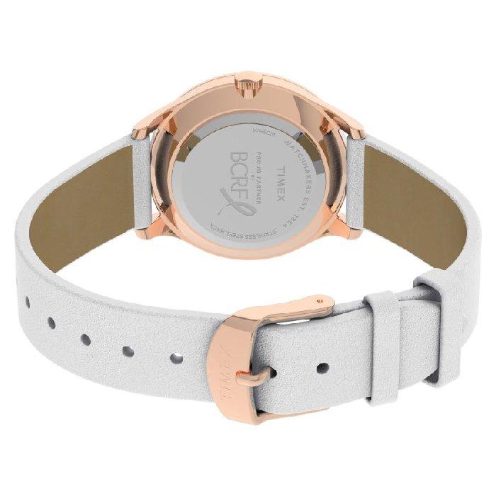 Timex Classic Watch for Women, Analog, 32mm, Leather Band, TW2V49400 - Gray