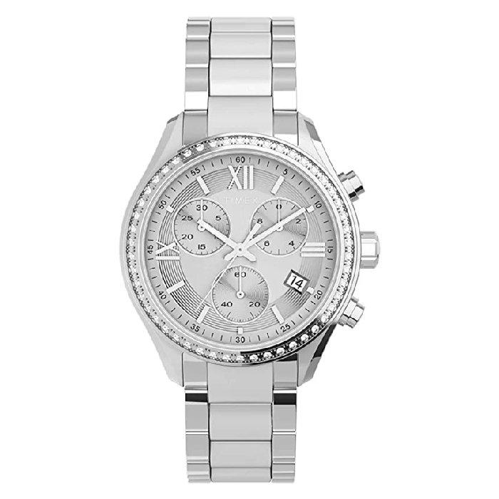 Timex Classic Watch Chronograph TW2V57600 Silver Xcite Kuwait