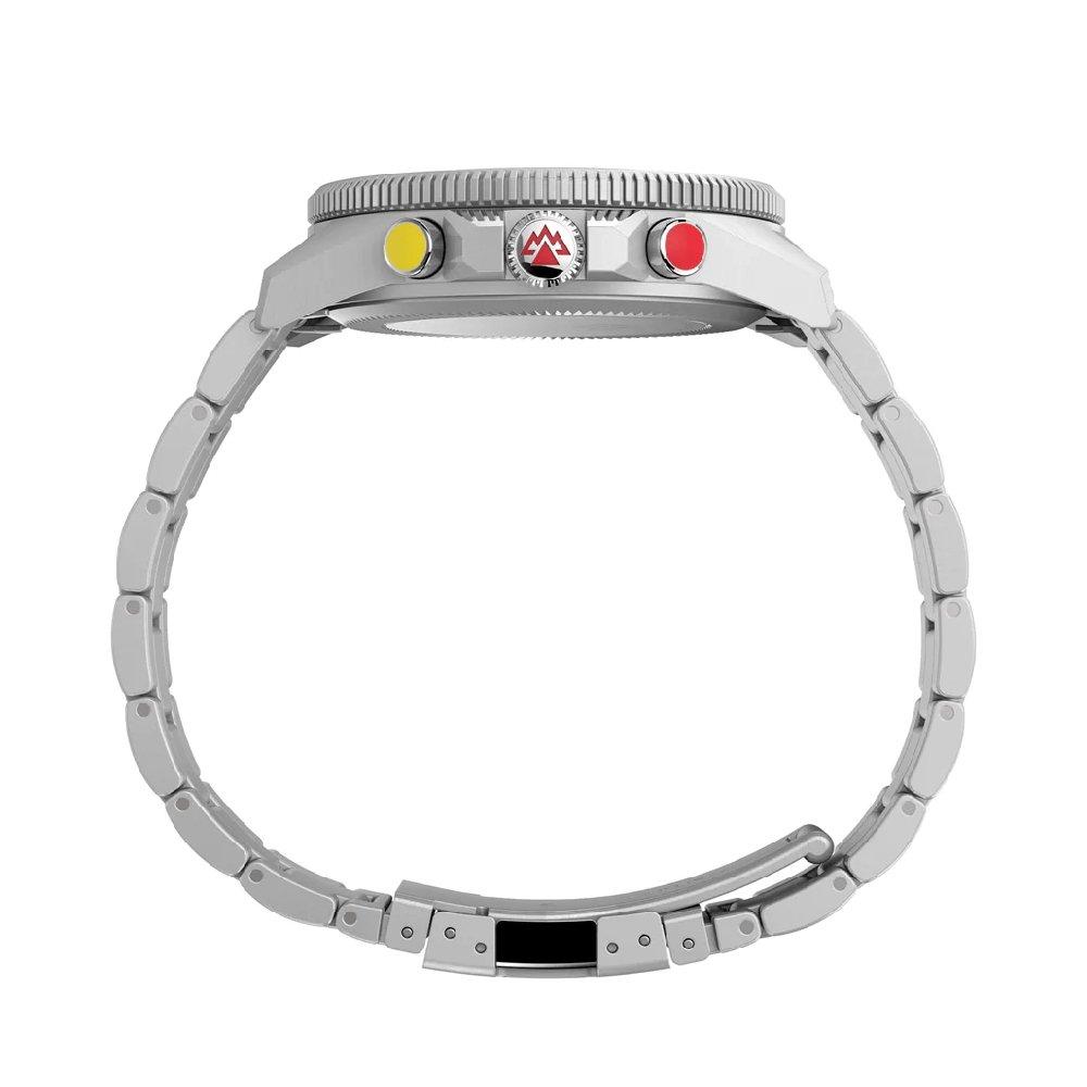 TIMEX Outdoor Watch for Men, Analog, 43mm, Stainless Steel Strap, TW2V41800 - Silver