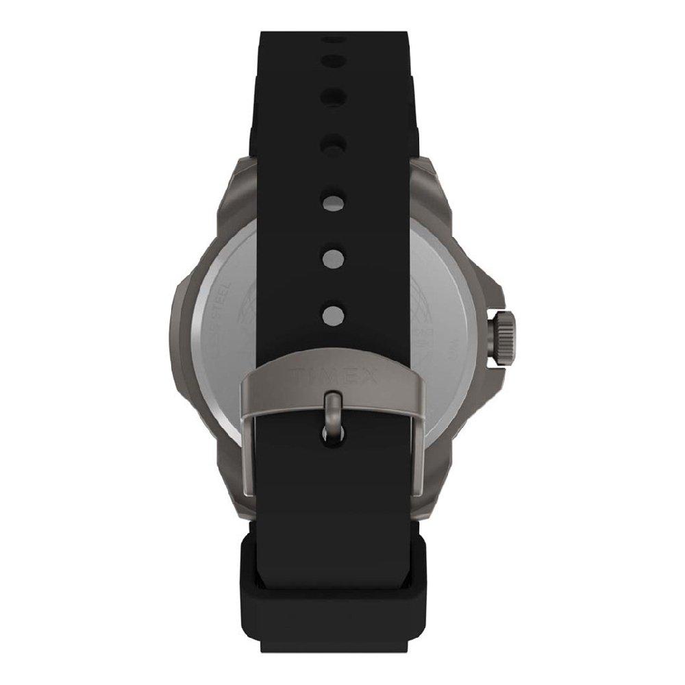 TIMEX Outdoor Watch for Men, Analog, 42mm, Silicone Strap, TW2V40600- Black