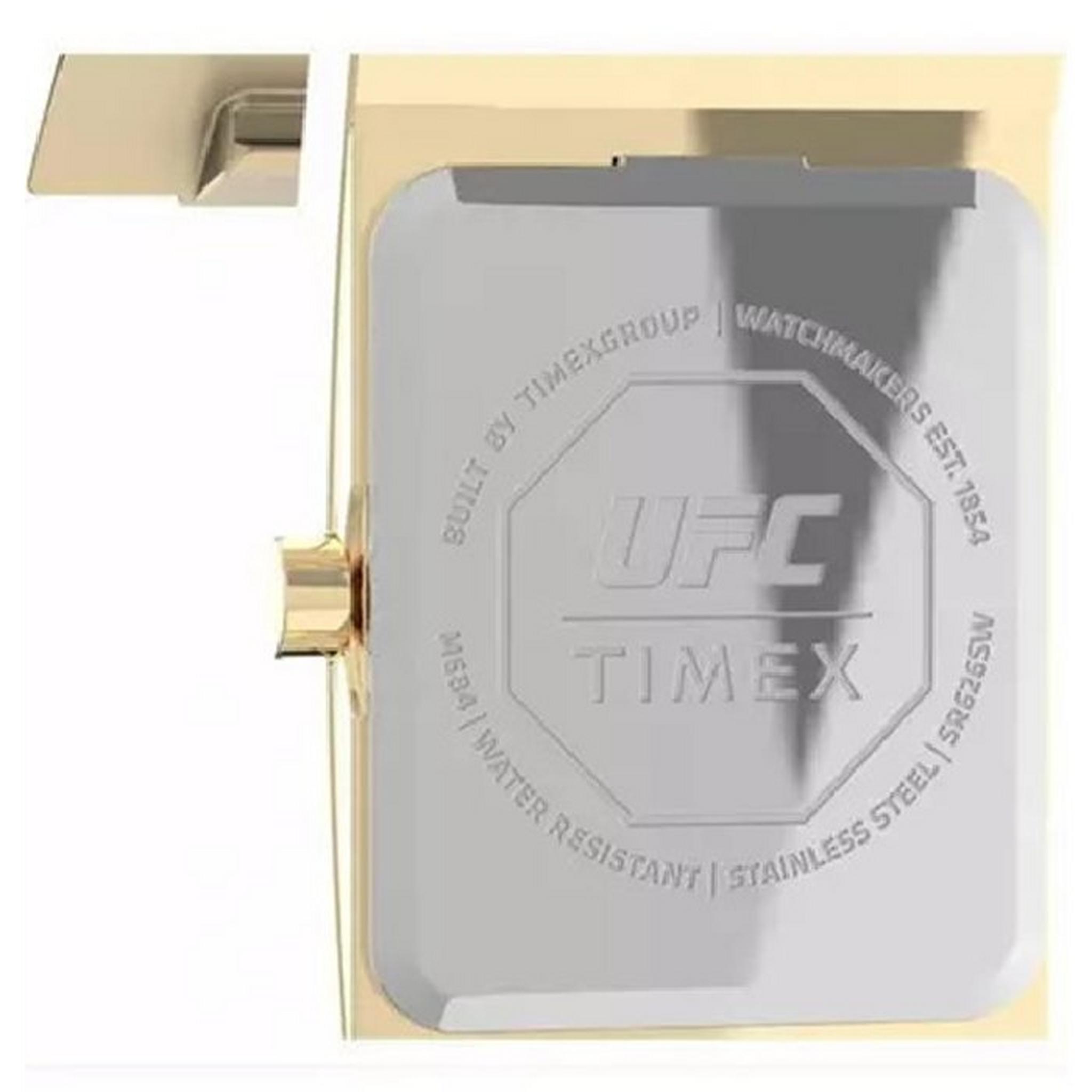 Timex UFC Watch for Women, Analog,  20 mm, Championship ID Bracelet, TW2V55500 - Gold