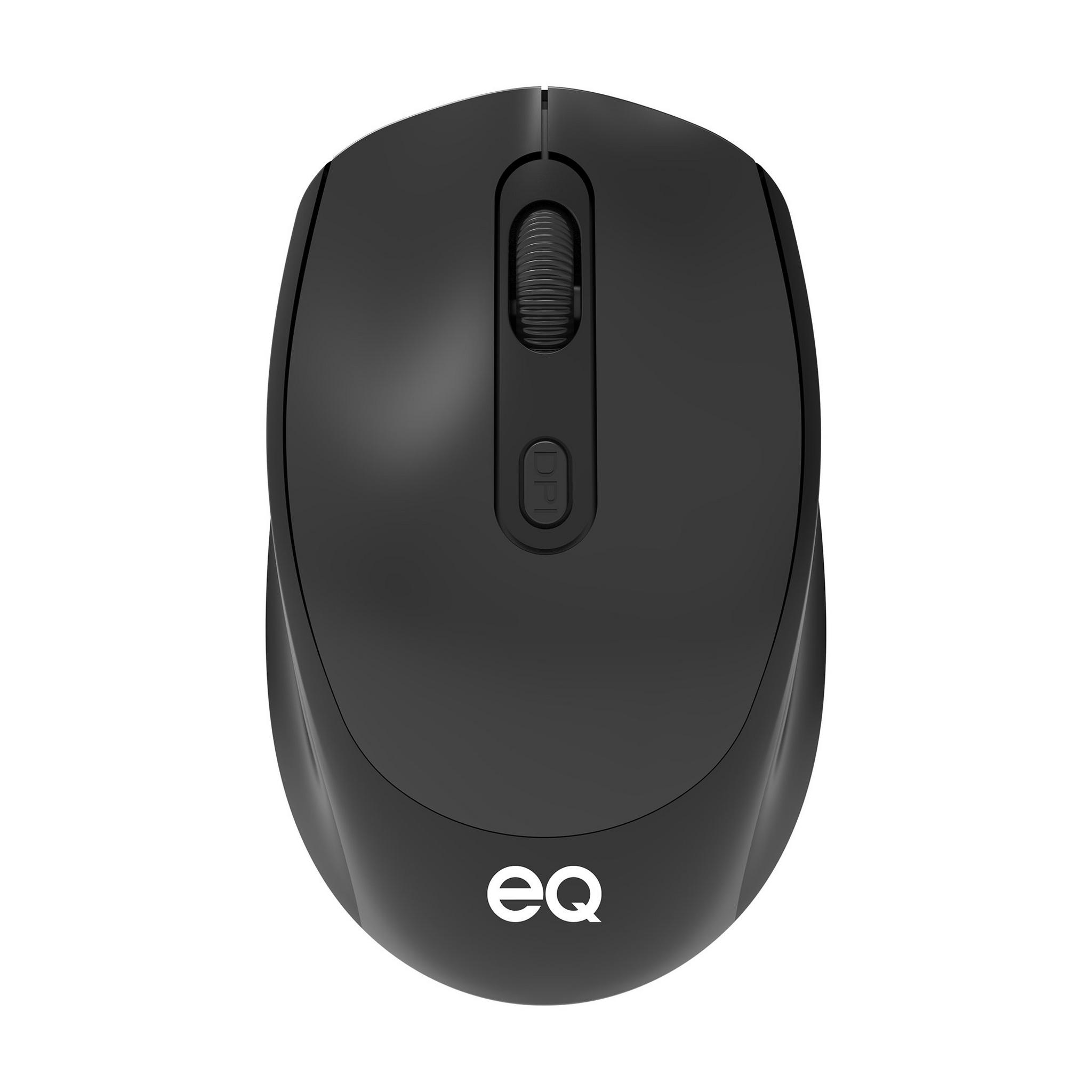 EQ X6 4D Silent Wireless Mouse, 2.4G - Black
