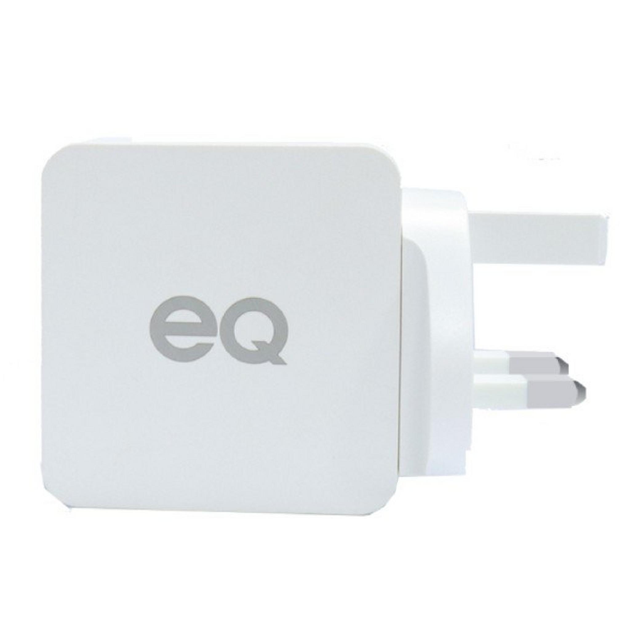 EQ 5000mAh Power Bank (EQ-PW276A) - Black + EQ PD 20W USB-C Wall Charger - White