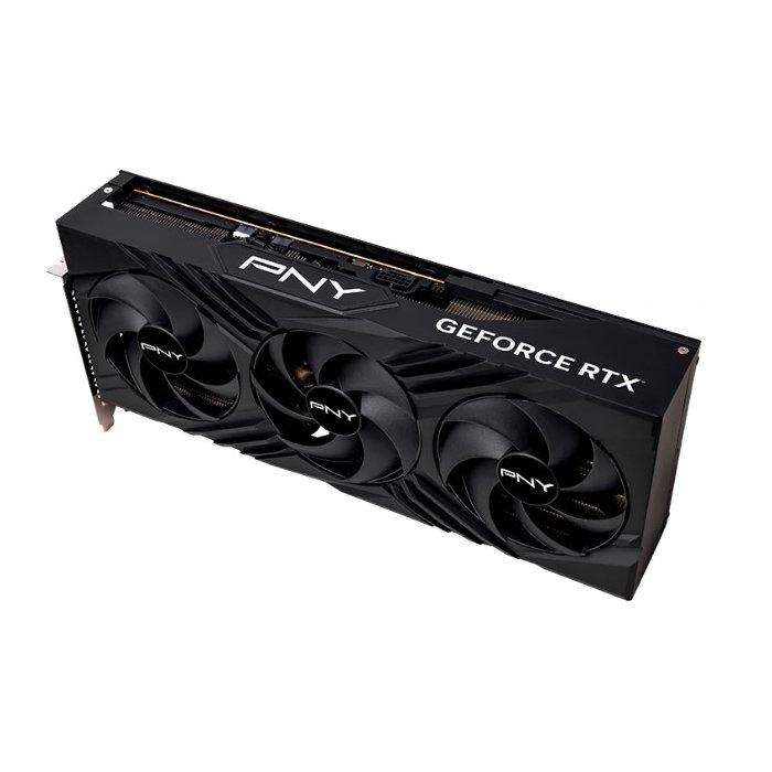 PNY GeForce RTX 4090 Graphic Card, VERTO Triple Fan DLSS 3, 24GB, VCG409024TFXPB1 - Black