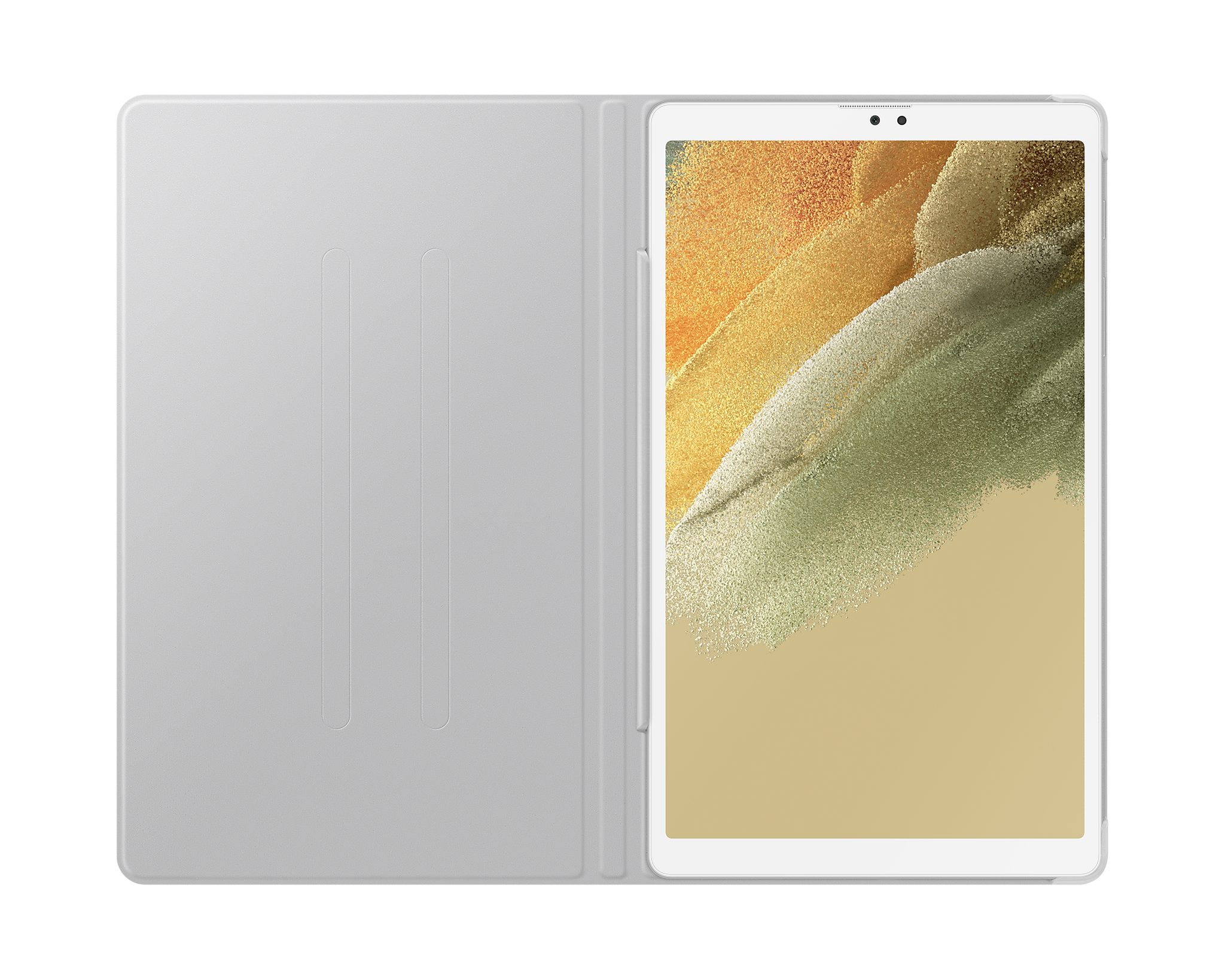 Galaxy Tab A7 Lite Book Cover - Silver