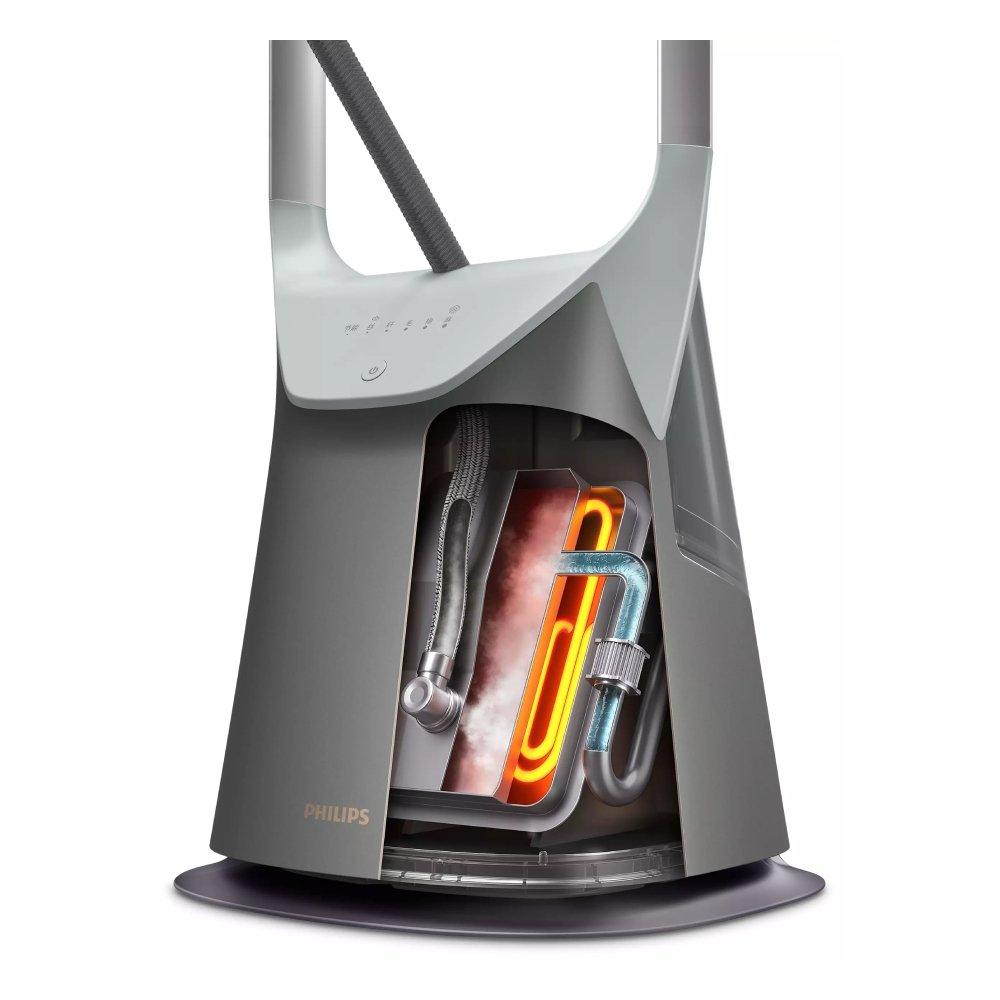 مكواة بخار الكل في واحد سلسلة 8000 من فيليبس، سعة 2 لتر، GC628/86 - رمادي