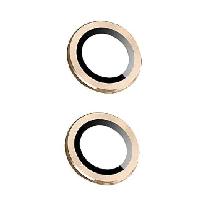 EQ Metal Ring Camera Lens Protector for iPhone 14, EQ-MTLLNS-IPH14-GL - Gold