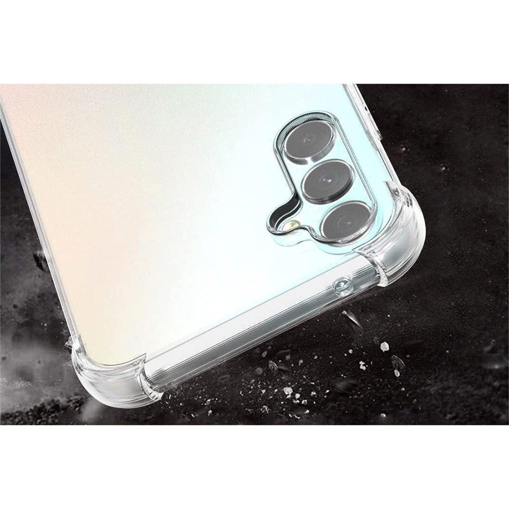 EQ Case for Samsung Mobile A34 Series, SHOCK TPU I-A04e - Clear