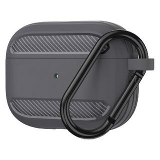 Buy Eq case for airpods 2 with carabiner, eq-sn05-gry – grey in Kuwait