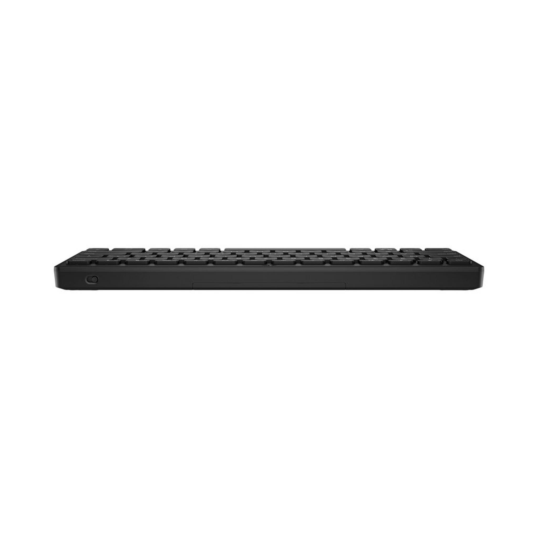 HP 350 Compact Multi-Device Bluetooth Wireless Keyboard, Arabic Keys, 692S8AA#ABV – Black