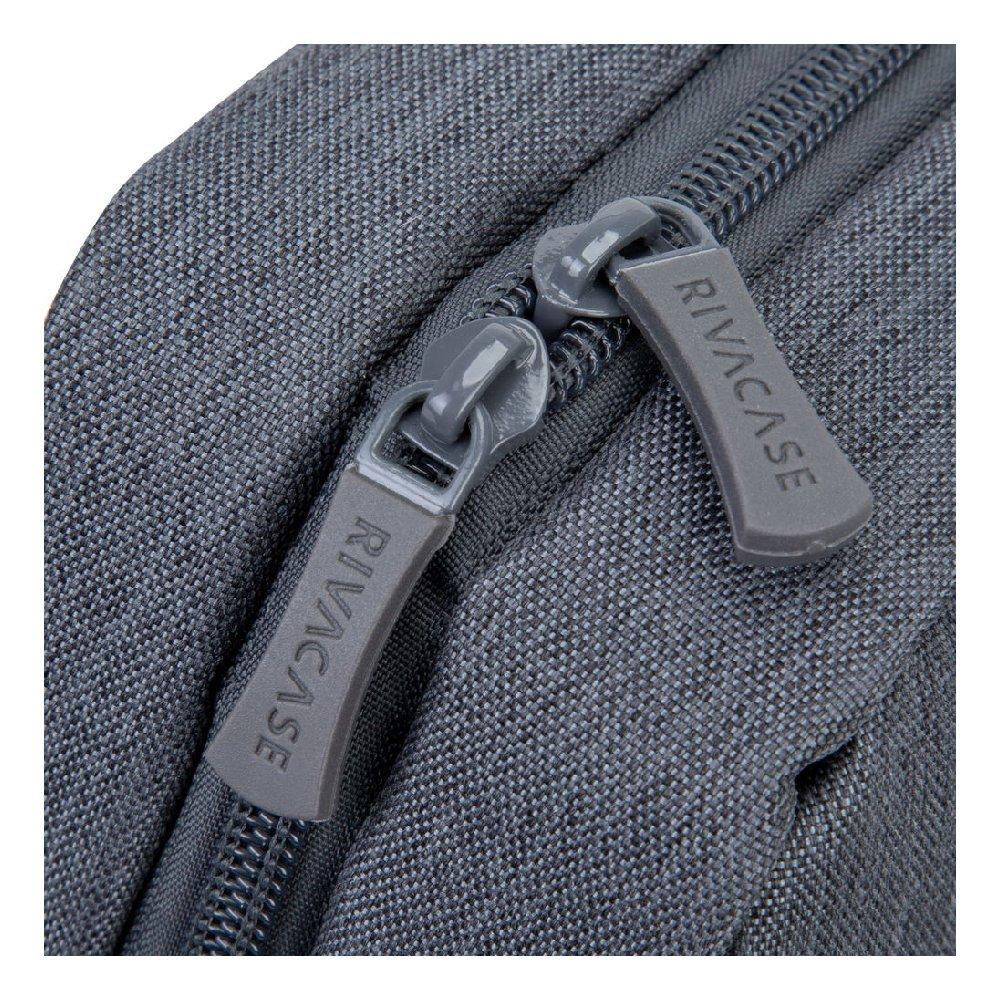 RIVACASE Prater Anti-Theft 15.6" Laptop Bag - Grey
