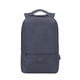 Buy Rivacase prater anti-theft 15. 6" laptop backpack - grey in Saudi Arabia