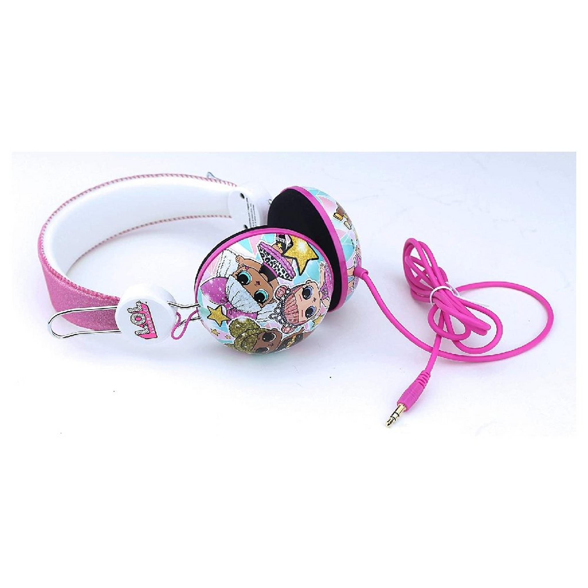 OTL On Ear Folding Headphone LOL Surprise Glitter Glam - OTL-LOL709, Multicolor