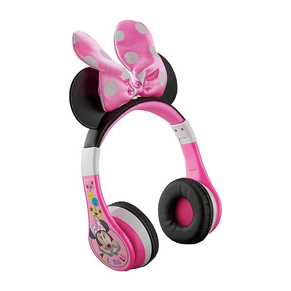 سماعات ميني ماوس بلوتوث للأطفال، سماعات لاسلكية مع ميكروفون تتضمن سلك ايه يو اكس -  KD-MM-B52، متعدد الألوان