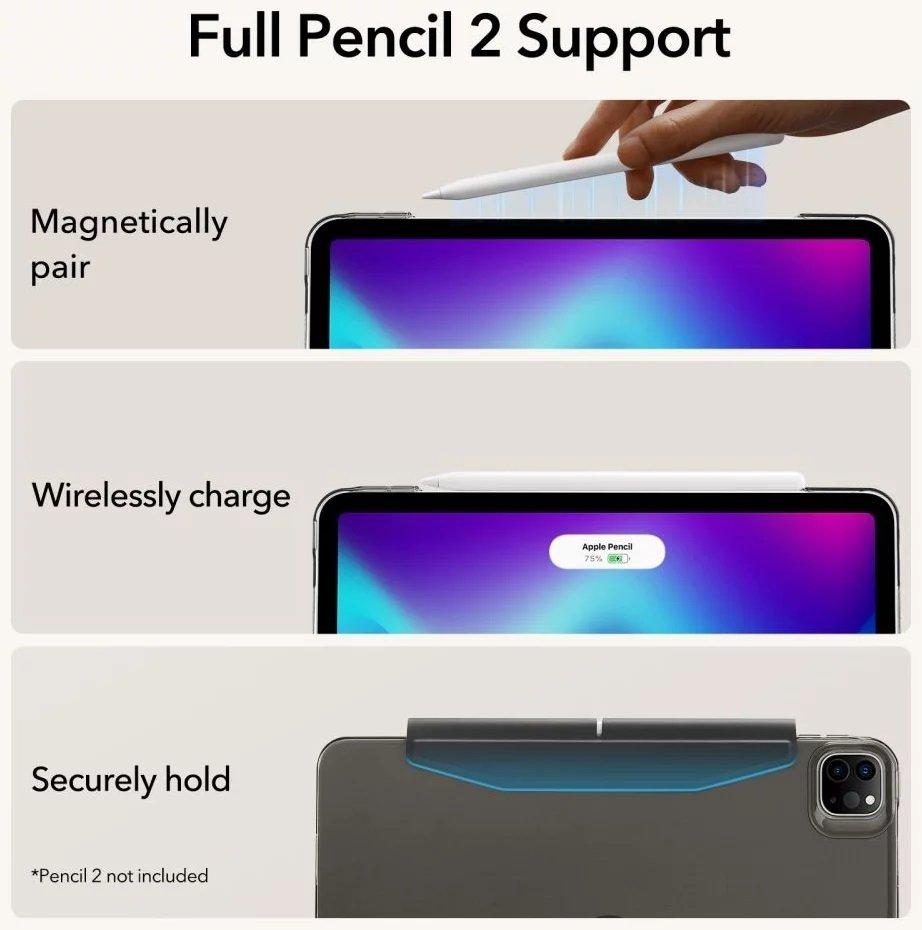 ESR iPad Pro 12.9 (2022/2021) Ascend Trifold Case - Grey