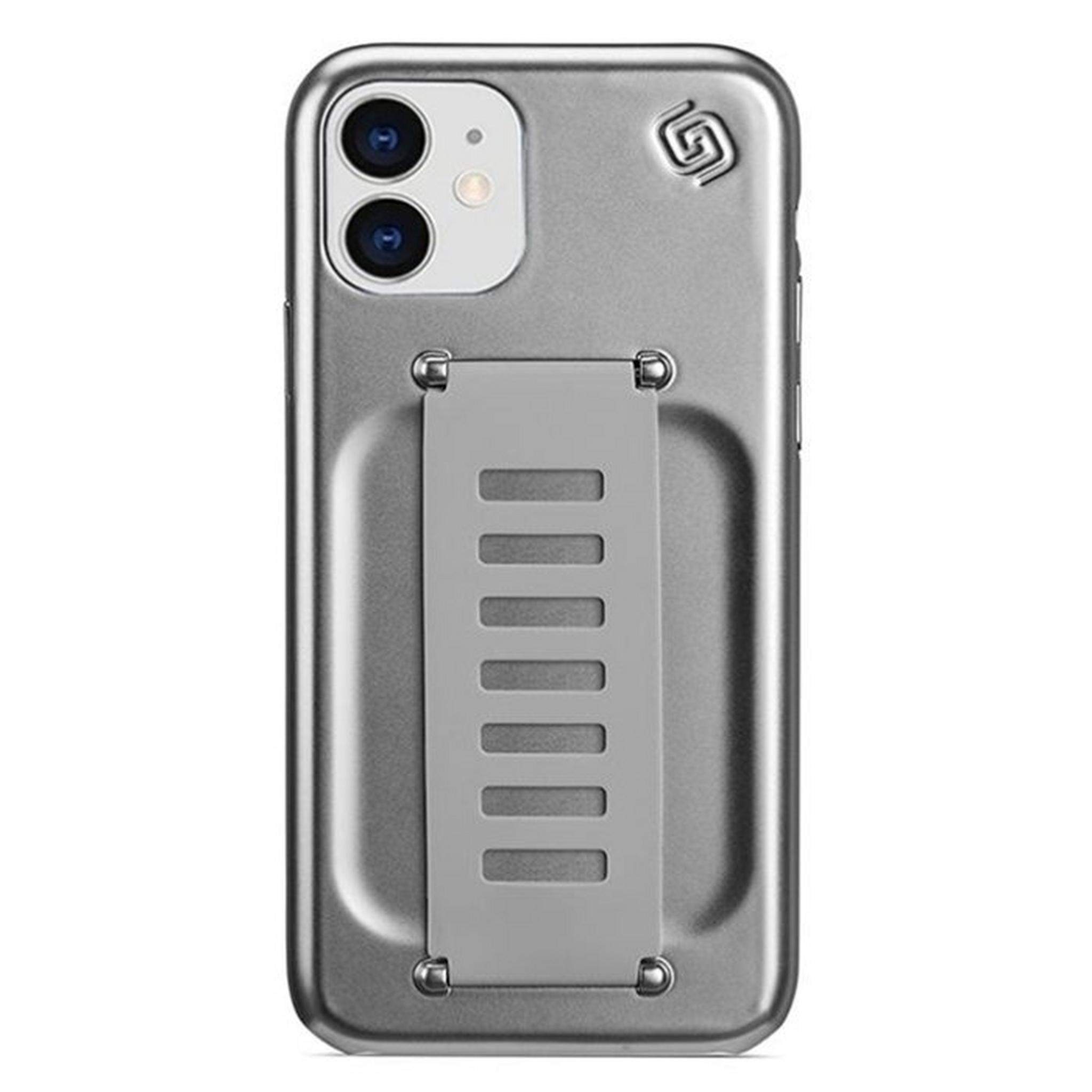 Grip2U Slim Case for iPhone 11 - Metallic Silver