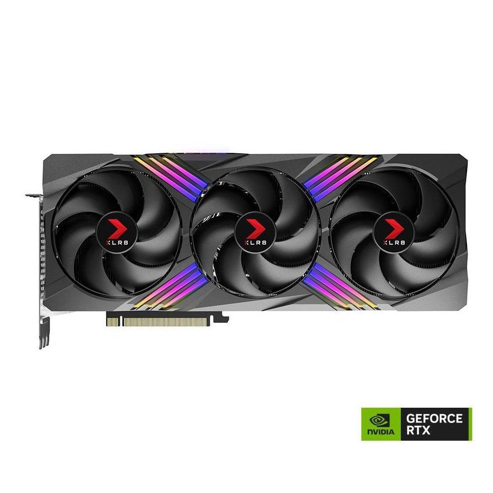 PNY NVIDIA GeForce RTX 4080 Graphics Card, 16GB, Express 4.0, VCG408016TFXXPB1 - Black