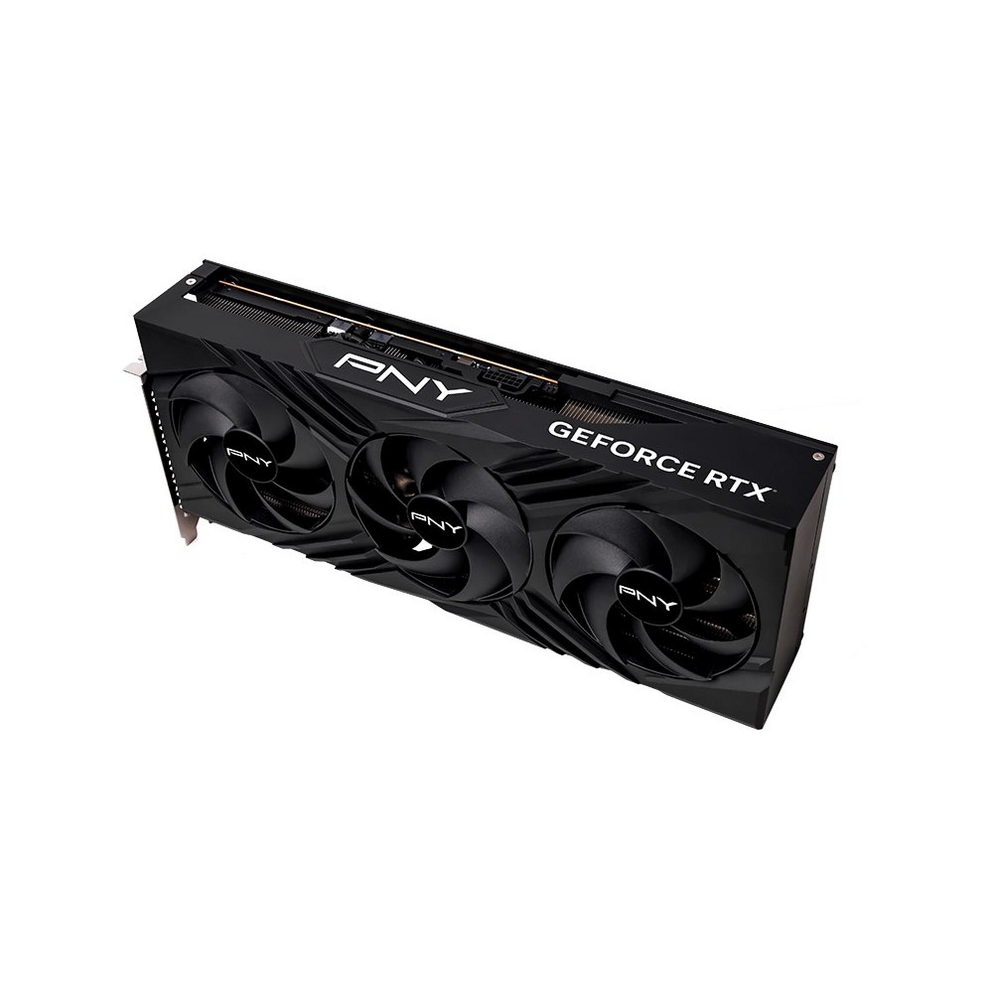 PNY GeForce RTX 4080 XLR8 Gaming Graphics Card, VERTO EPIC-X Triple Fan, 16GB, VCG408016TFXPB1 – Black