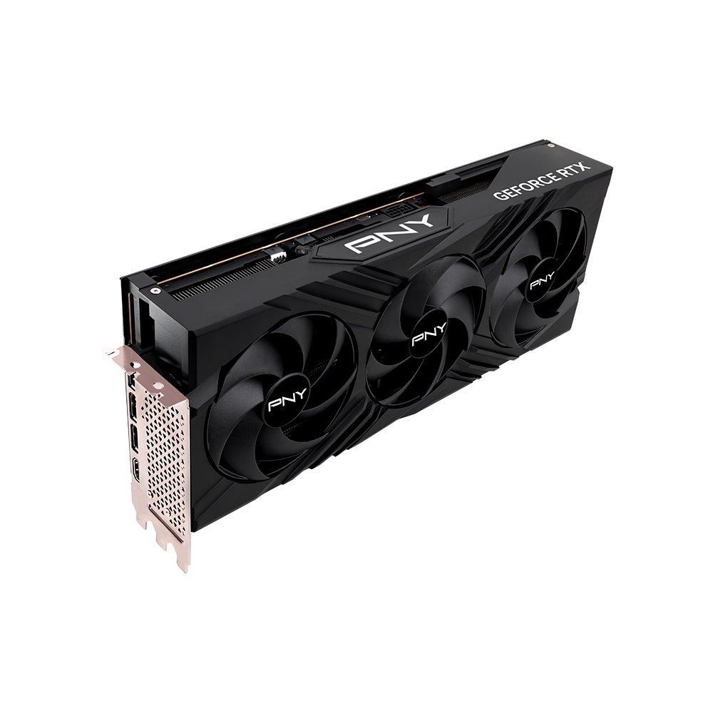 PNY GeForce RTX 4080 XLR8 Gaming Graphics Card, VERTO EPIC-X Triple Fan, 16GB, VCG408016TFXPB1 – Black