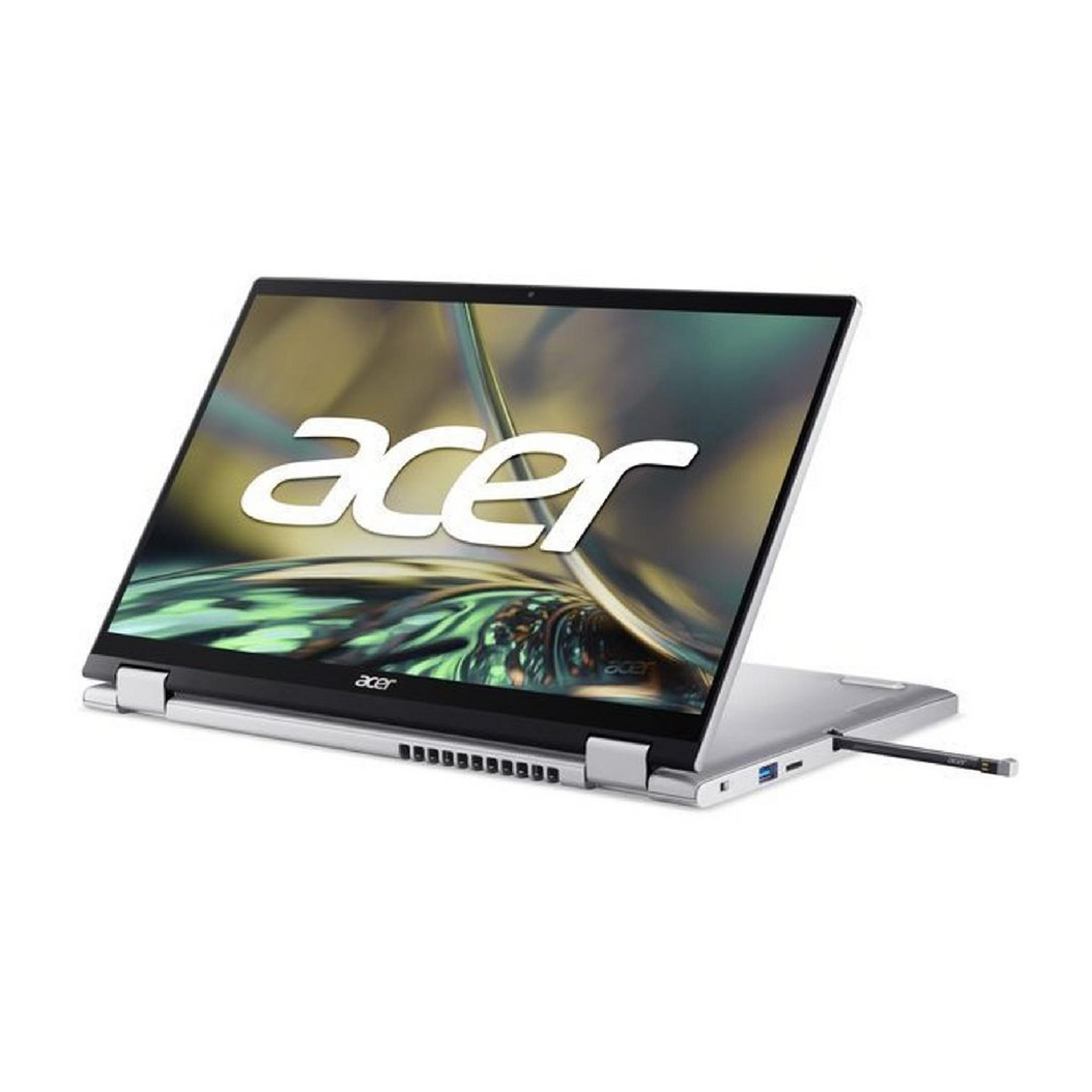 Acer Spin 3 2-in-1 Convertible Laptop – 12th Gen Core i5, 8GB 512GB, Win11, 14inch, SP314-55N-57QC -Silver