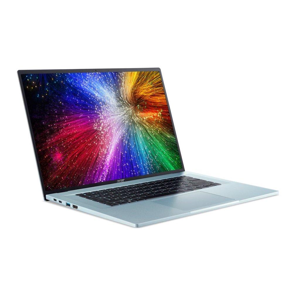 لابتوب سويفت ايدج 16 من أيسر، معالج ريزن 7 6800يو، مقاس 16-بوصة، رام 16جيجابايت، ذاكرة 512جيجابايت أس أس دي، ويندوز 11 هوم، SFA16-41-R13B - أزرق