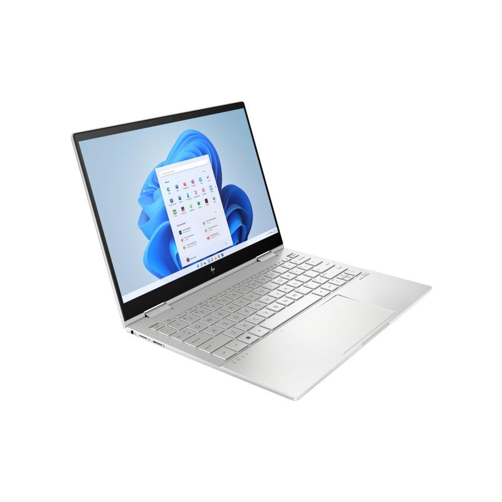 HP Envy x360 2-in-1 Laptop, Intel Core i7, 13.3" Touch Screen, 16GB RAM, 1TB SSD, Intel Iris Xᵉ Graphics, Windows 11 Home, 13-bf0000ne - Silver