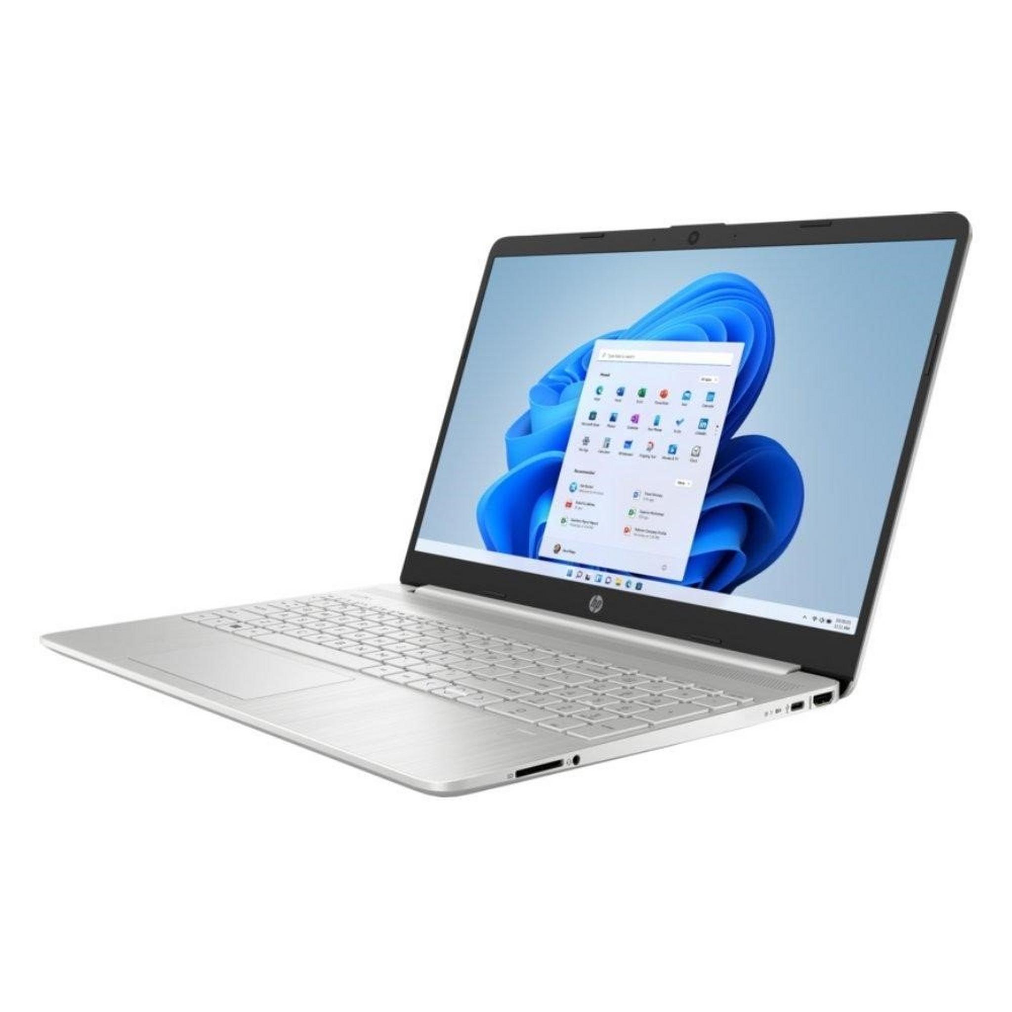 HP 15S Laptop, AMD Ryzen 7, 8GB RAM, 512GB SSD, 15.6-inch, AMD Radeon Integrated, Windows 11, 15s-EQ3011NE - Silver