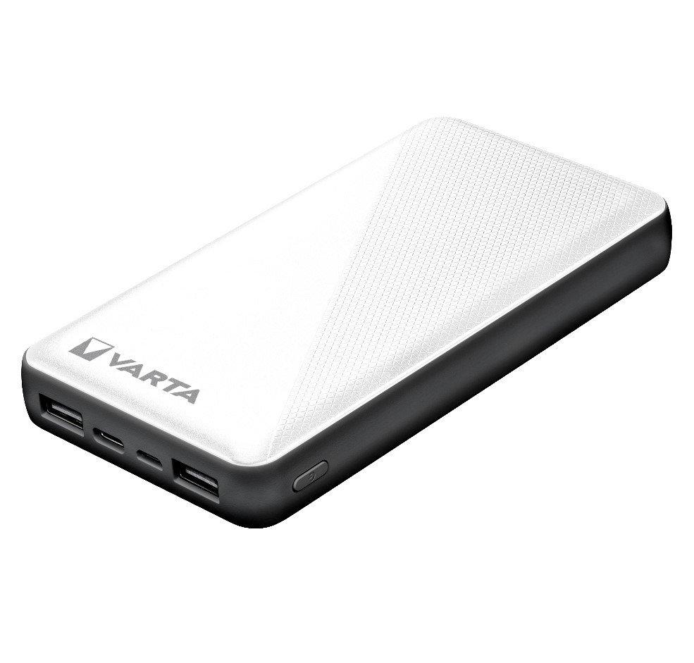 بطارية شحن خارجية + كابل من فارتا ، 15000 مللي امبير ، 57977- ابيض