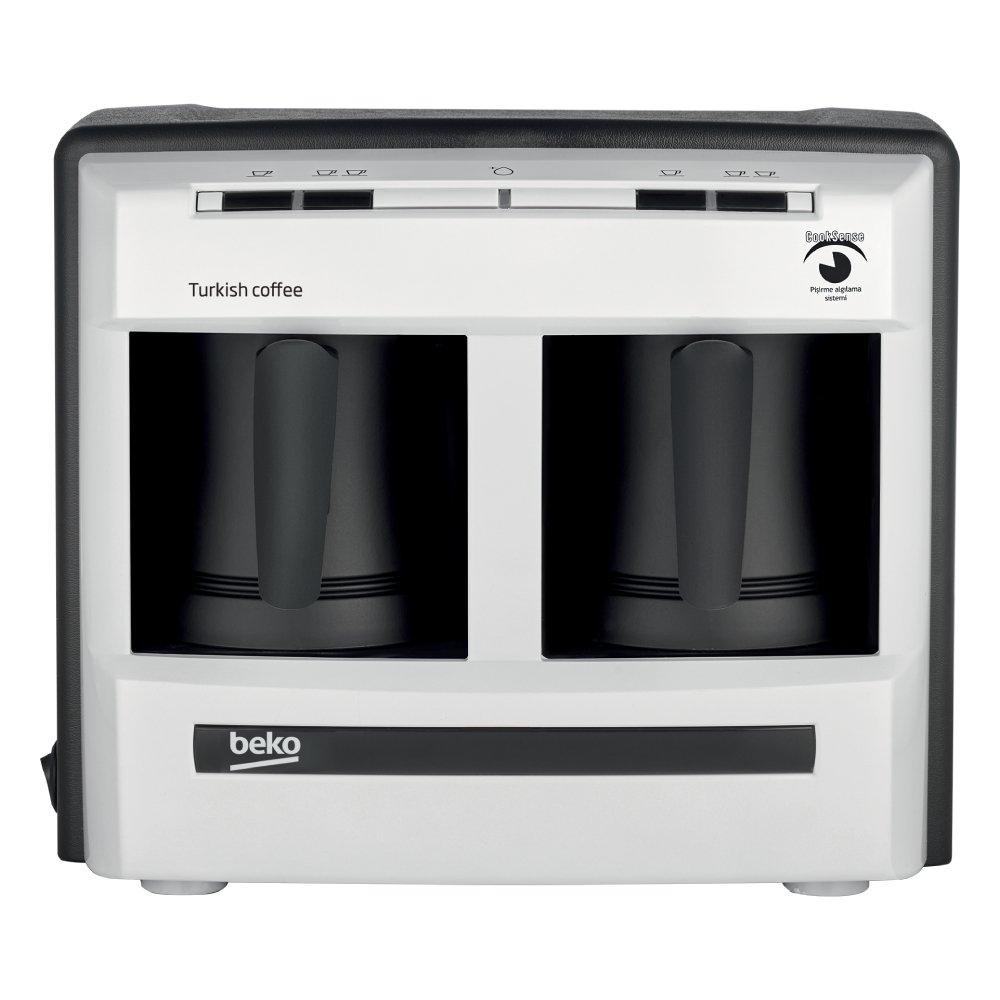 BEKO Turkish Coffee Machine With Double Pot 1 L, 1200 W, BKK 2113 W - White